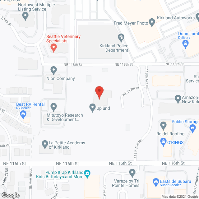 MorningStar of Kirkland in google map