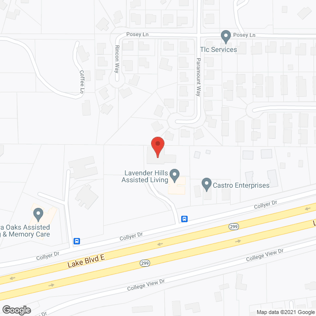 Lavender Hills Assisted Living II in google map