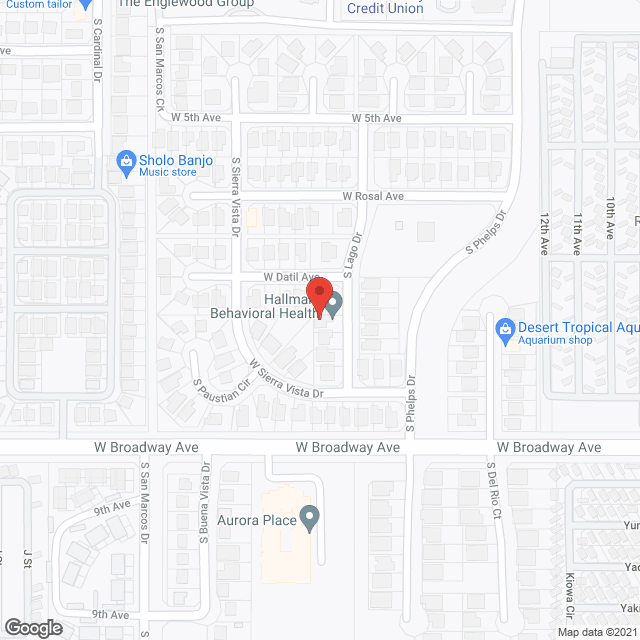 Hallmark Assisted Living in google map