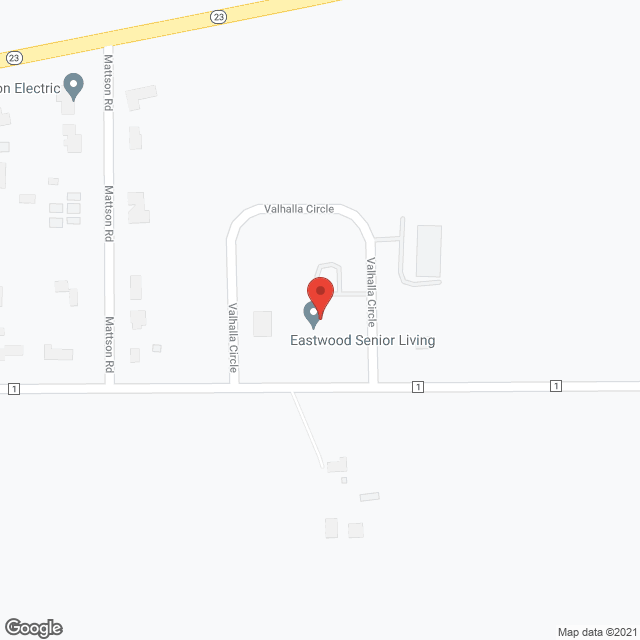 Eastwood Senior Living in google map