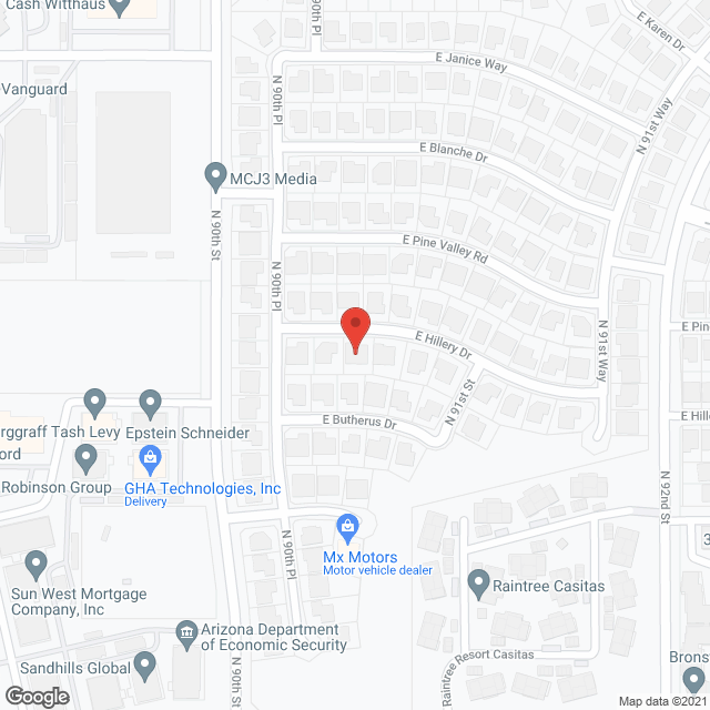 Raintree Assisted Living in google map