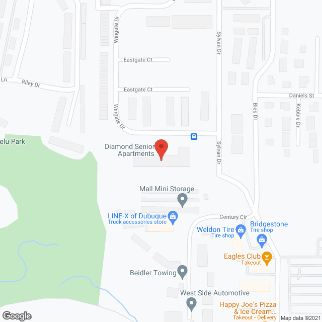 Diamond Senior Apartments in google map