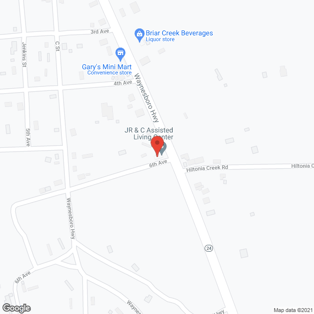 JR and C ASSISTED LIVING CENTER in google map