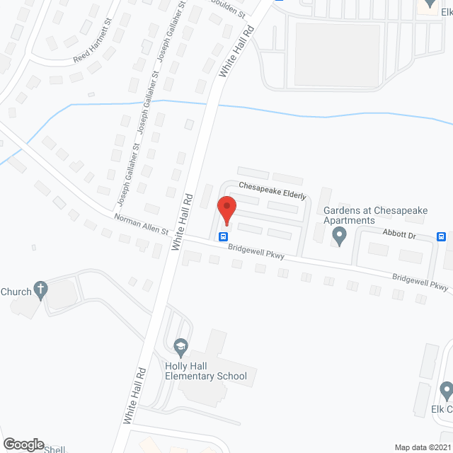 Chesapeake Apartments in google map