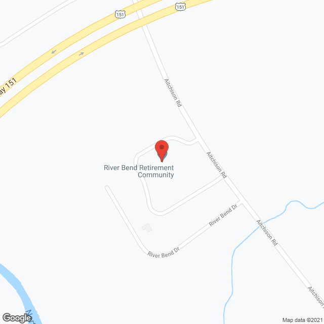 River Bend Retirement Community in google map