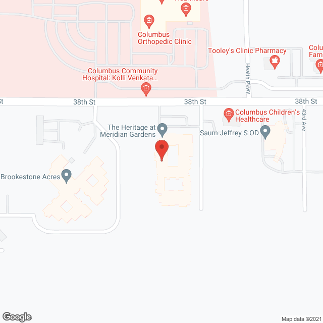 Meridian Gardens Assisted Living in google map