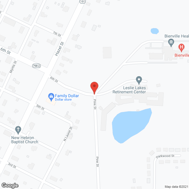 Baptist Retirement Ctr in google map