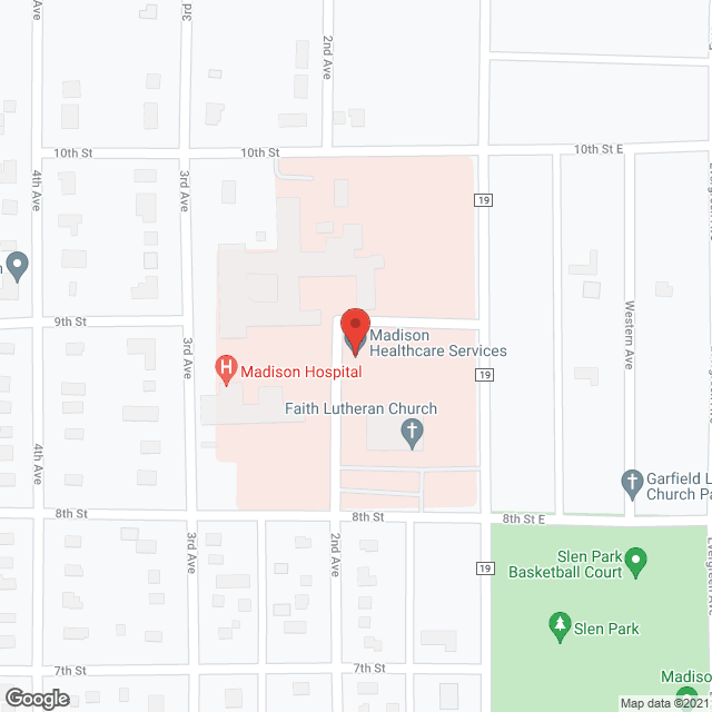 Madison Lutheran Home in google map