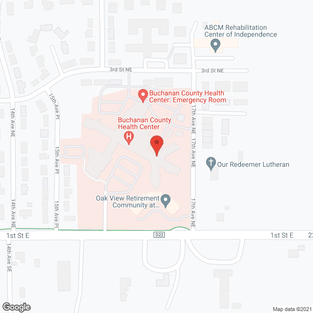 PEOPLES Memorial Hospital in google map