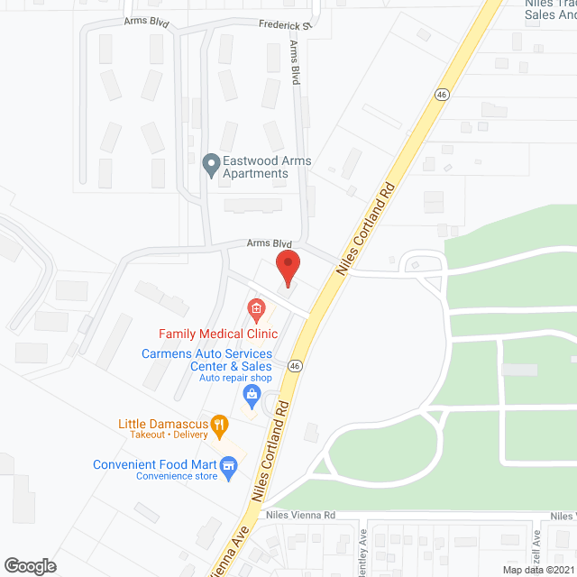 Five Star Adult Day Care in google map