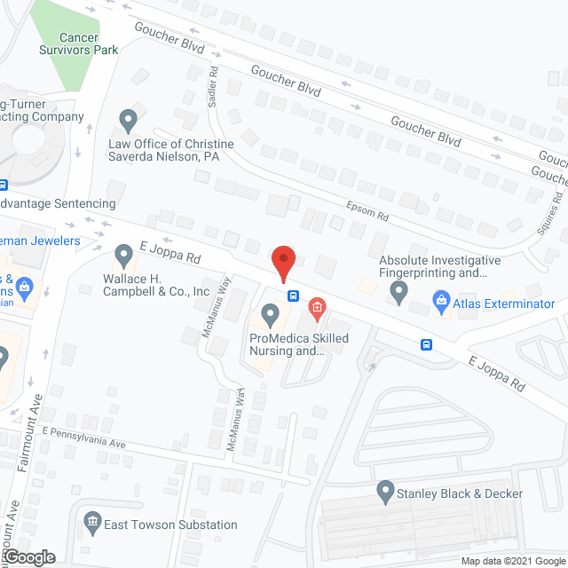 ProMedica Towson in google map