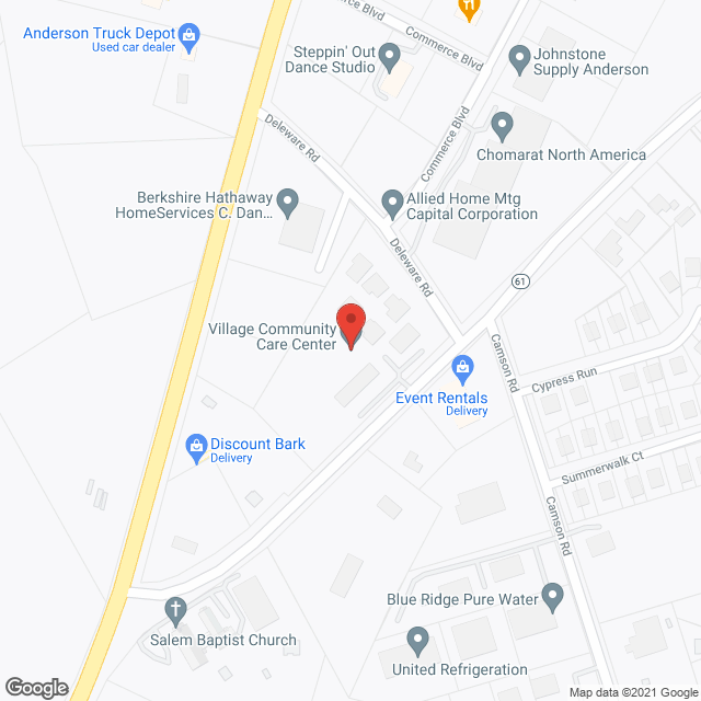 Village Community Care Ctr in google map