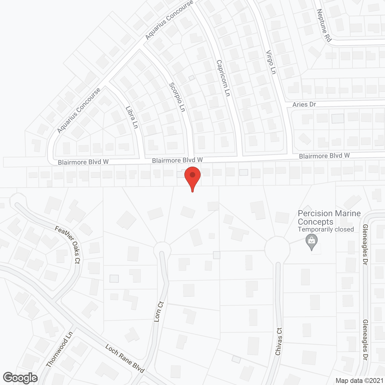 Palagio for Seniors at Orange Park in google map