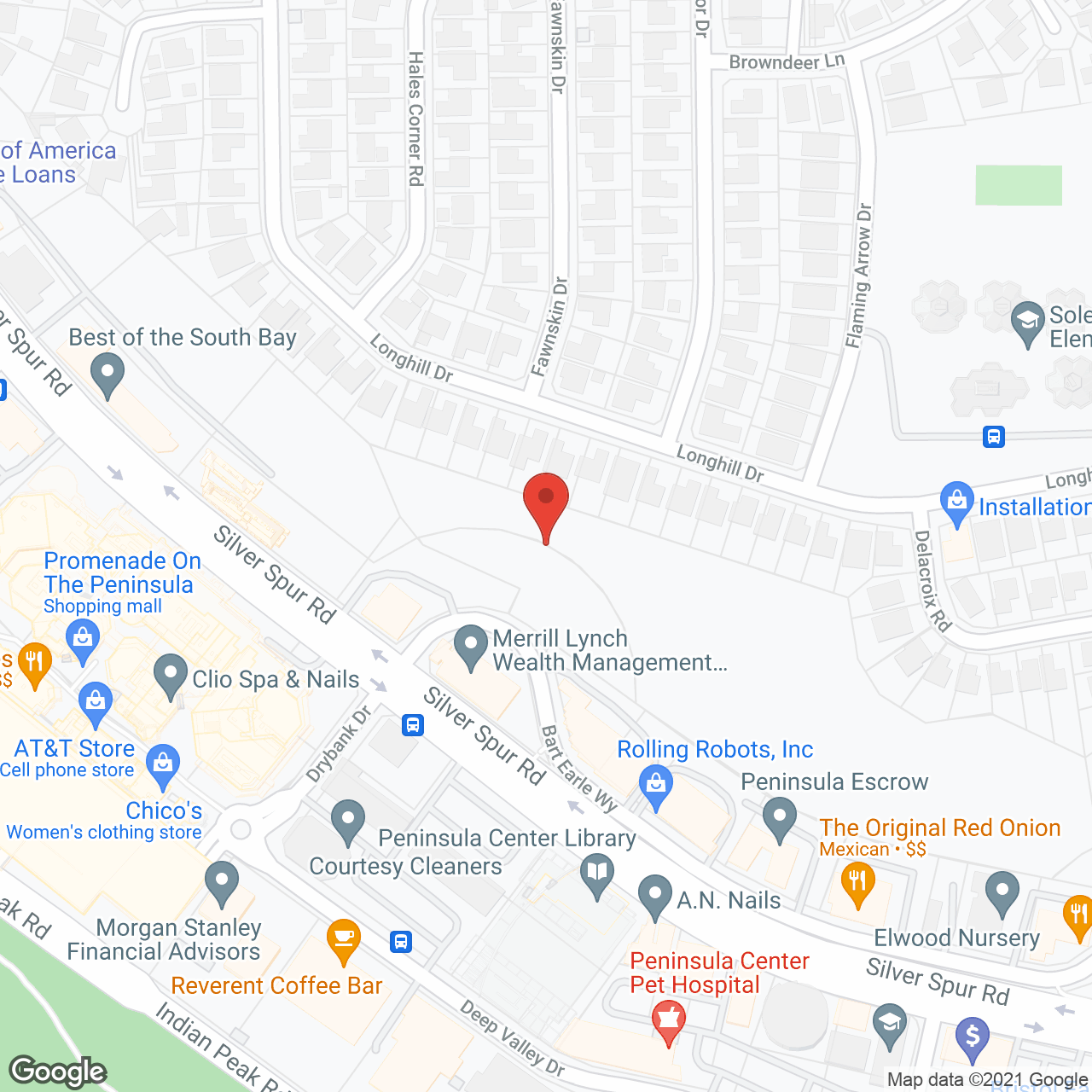 Merrill Gardens at Rolling Hills Estates in google map