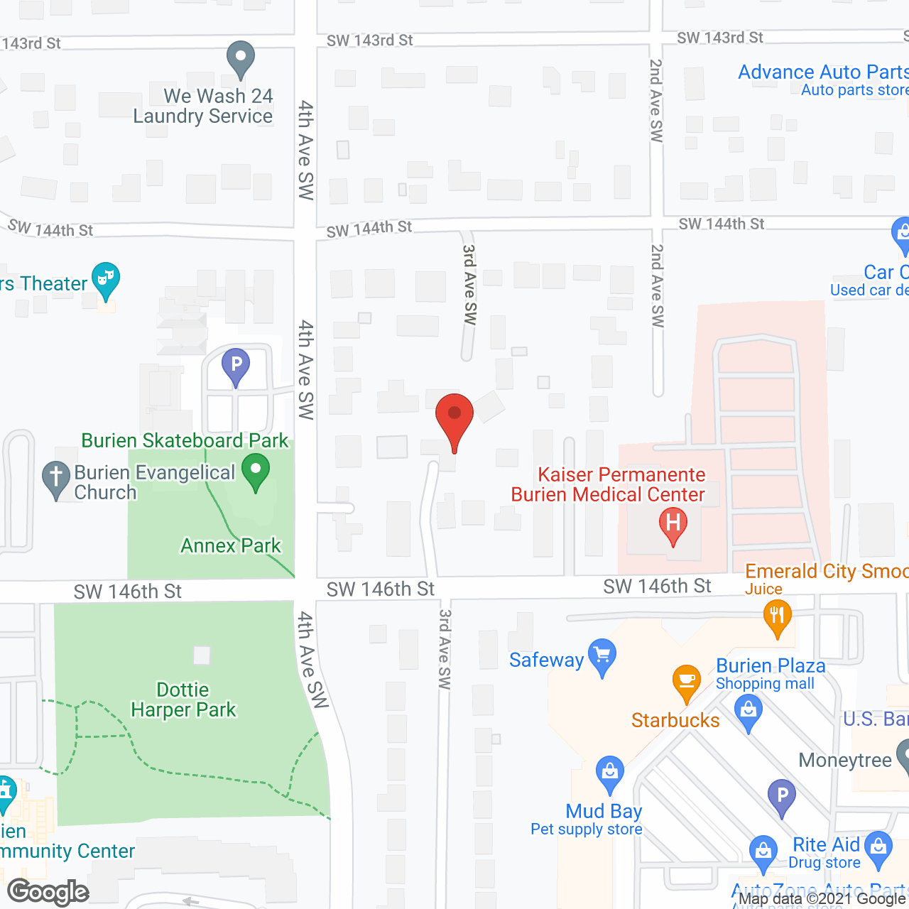 Burien Best Care in google map