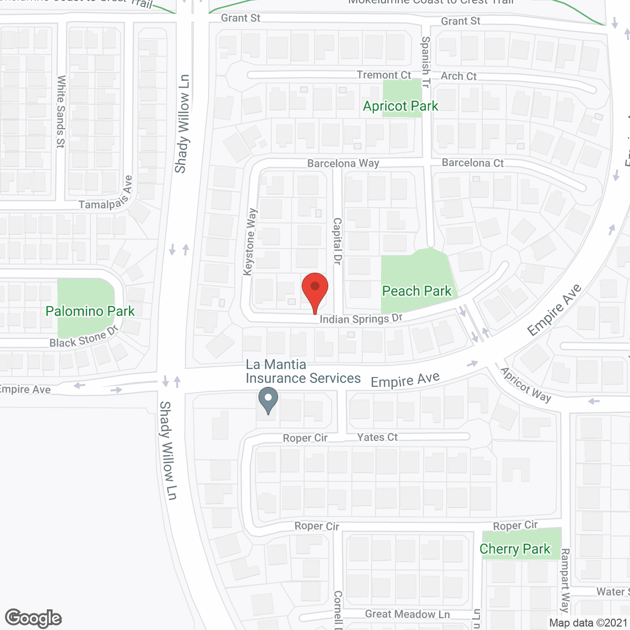 Golden Nest Assisted Living in google map