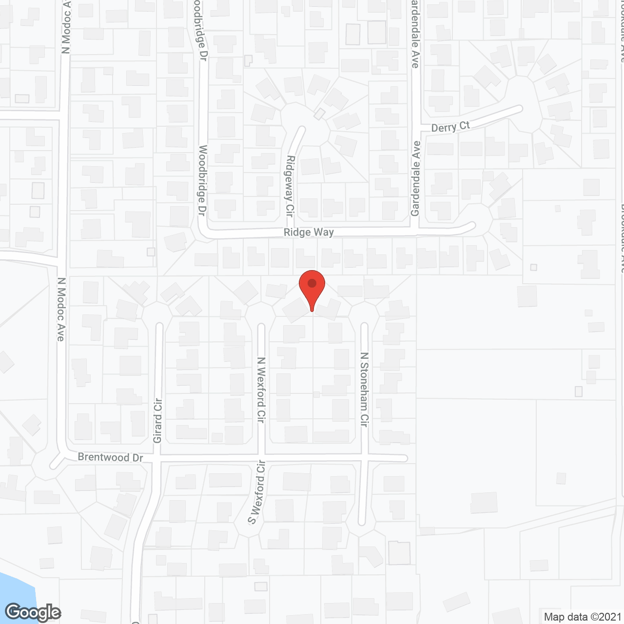 Ridgeview Assisted Living Center in google map