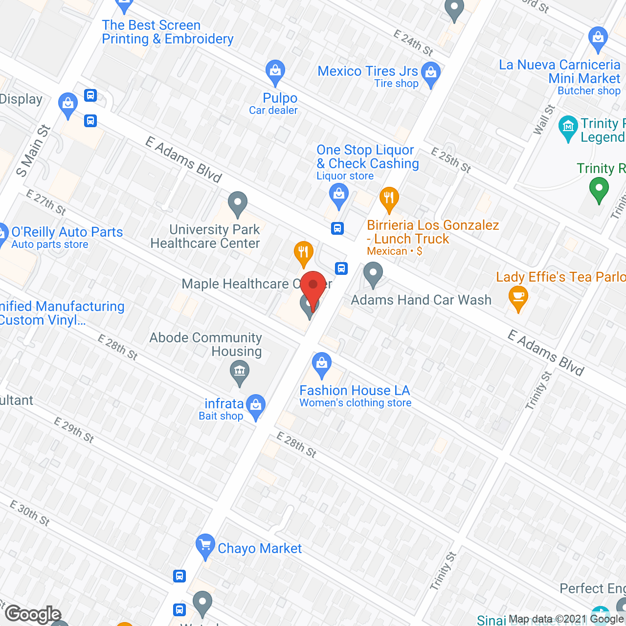 Maple Healthcare Center in google map