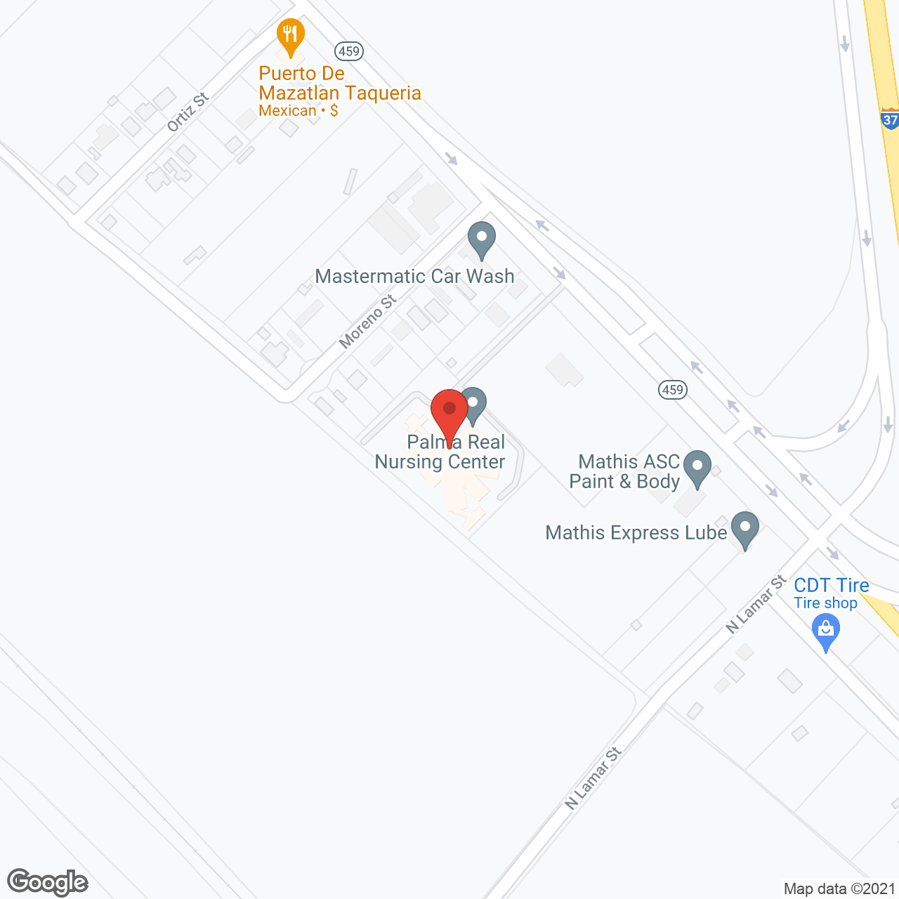 Mathis Nursing Center in google map