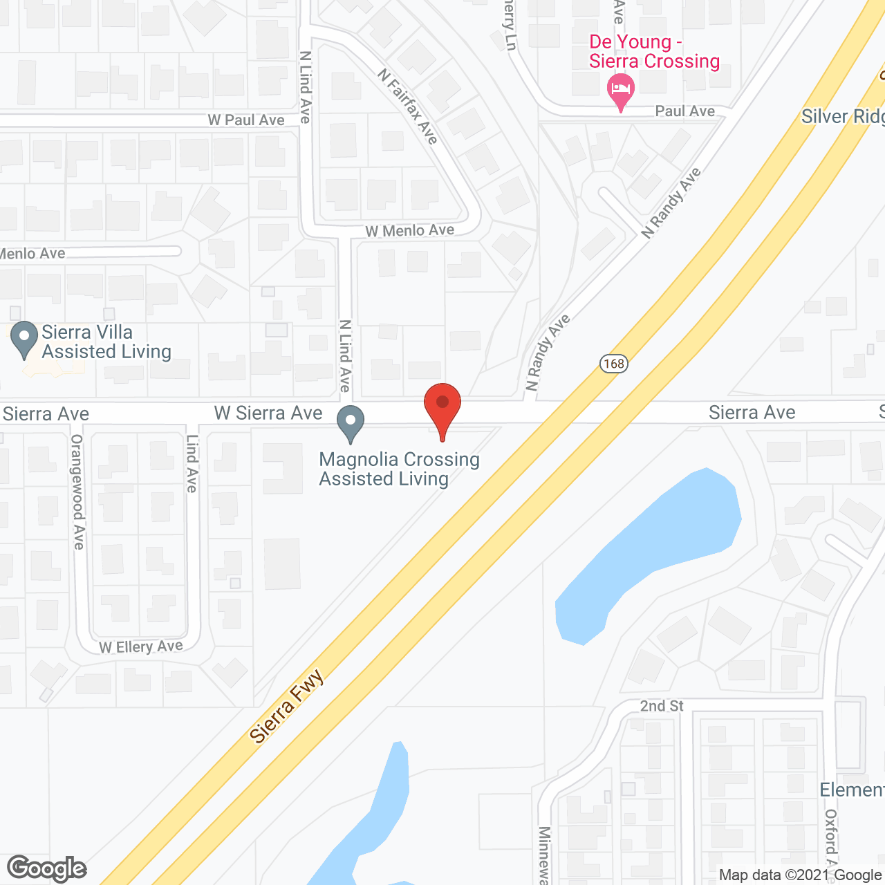 Magnolia Crossing Assisted Living and Memory Care in google map