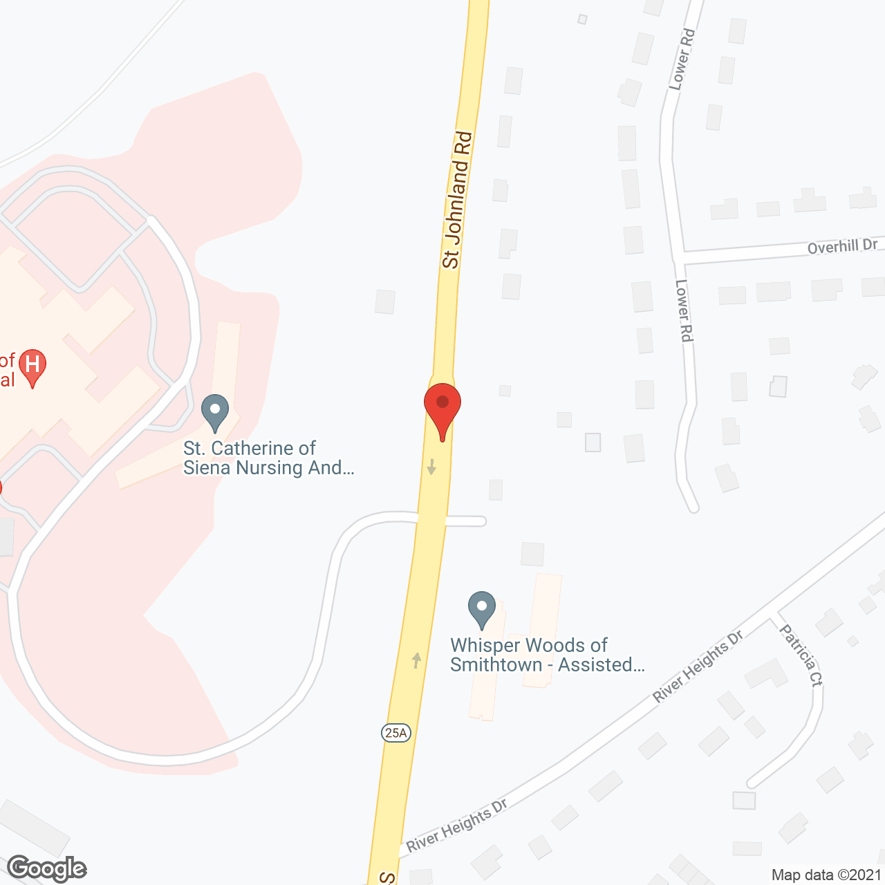 Whisper Woods of Smithtown in google map