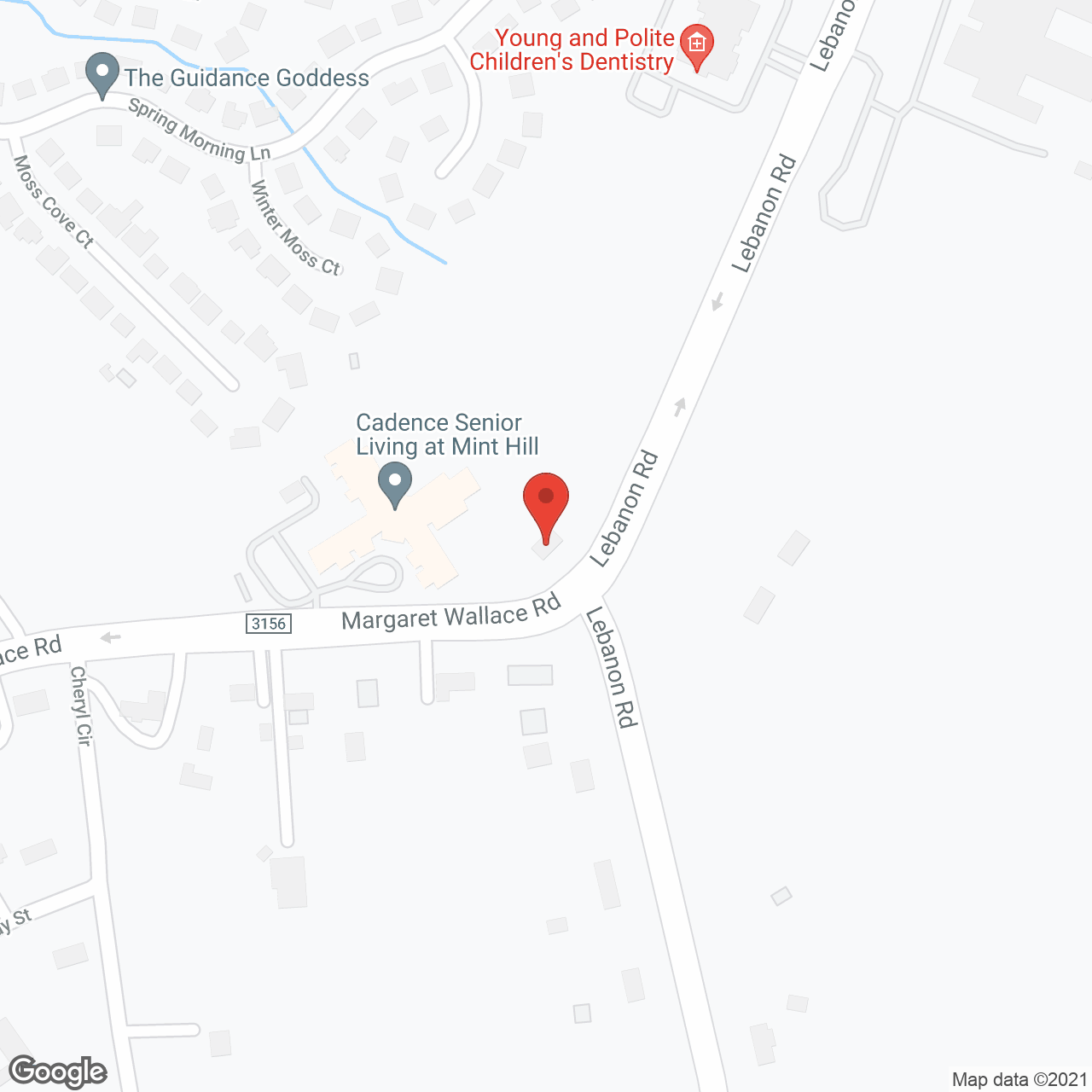 Carillon Assisted Living in google map