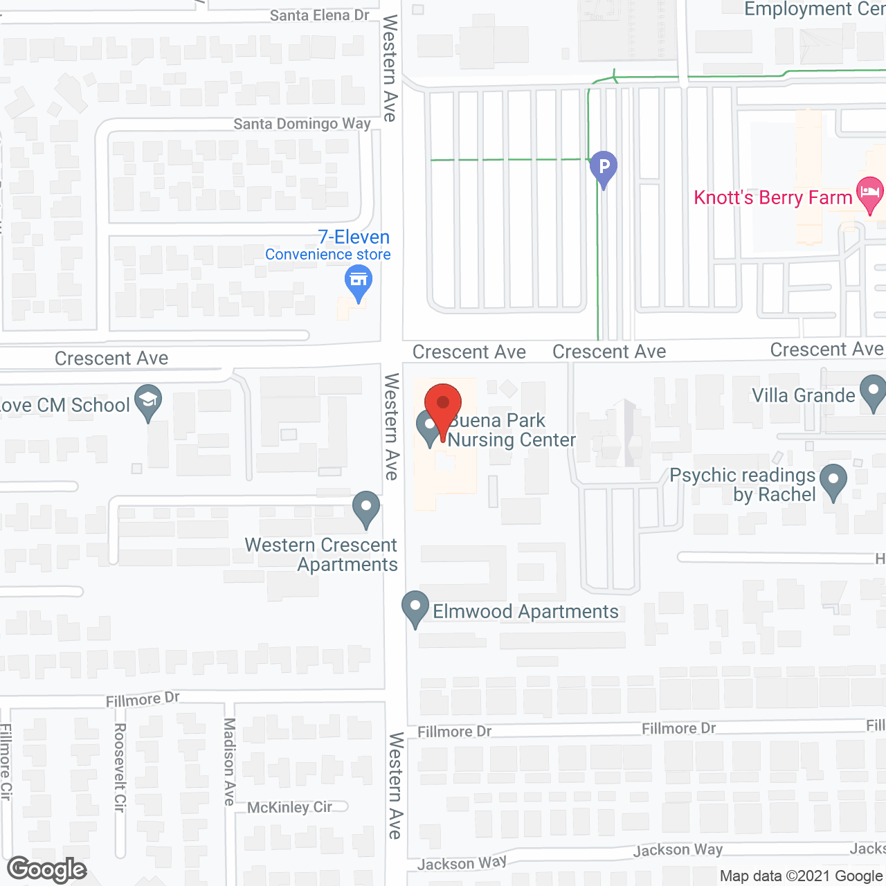 Buena Park Nursing Center in google map