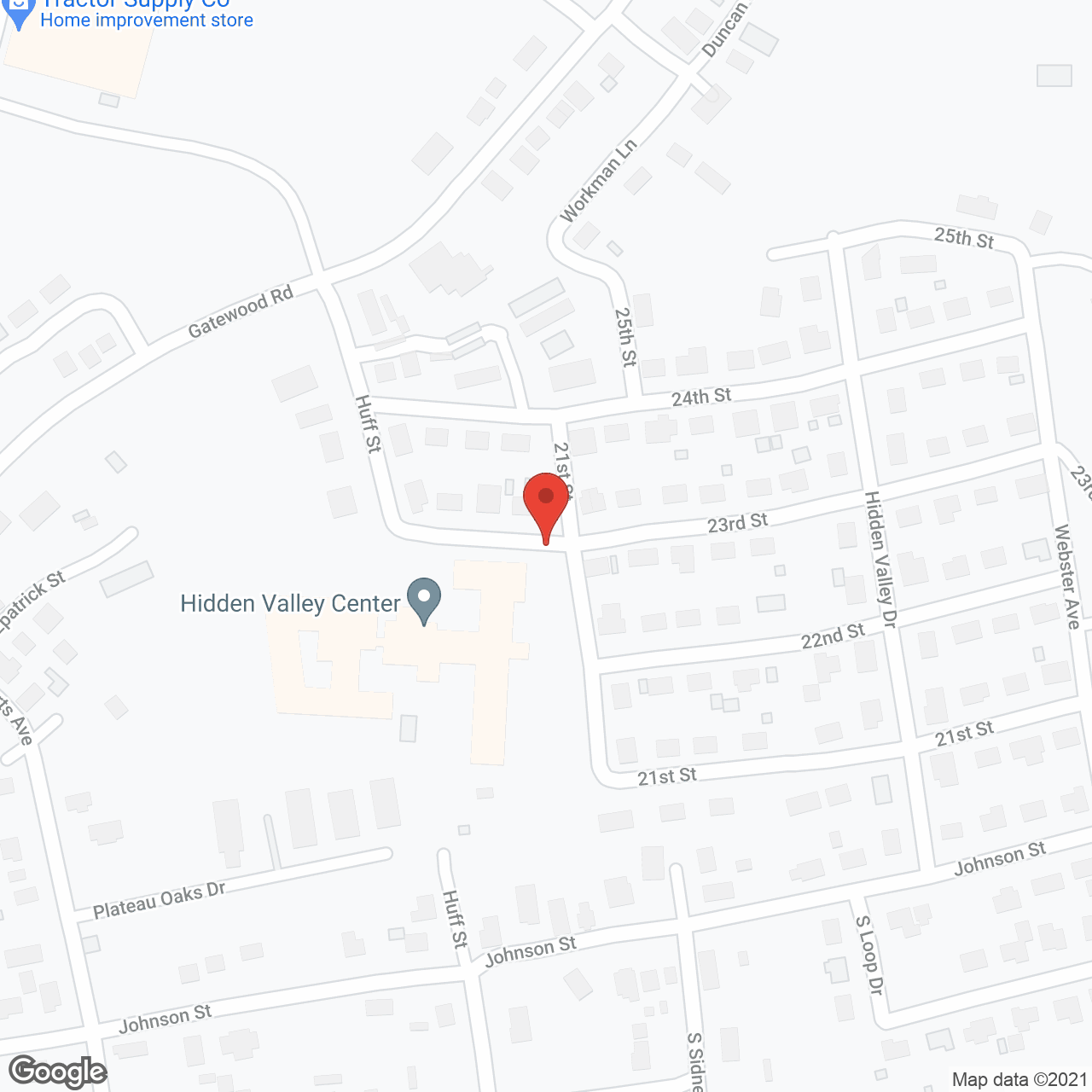 Oak Hill Place in google map