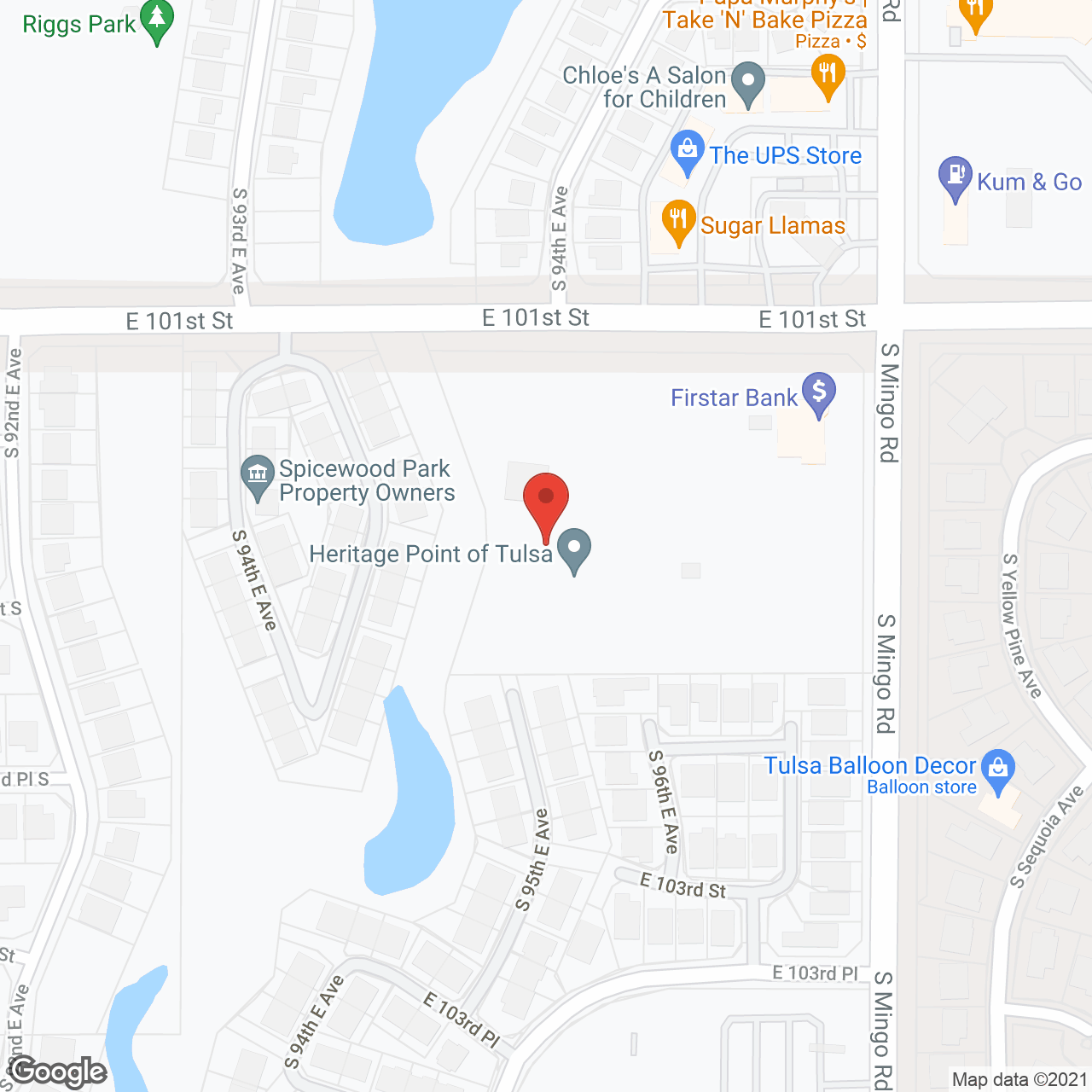 Iris Memory Care Tulsa in google map