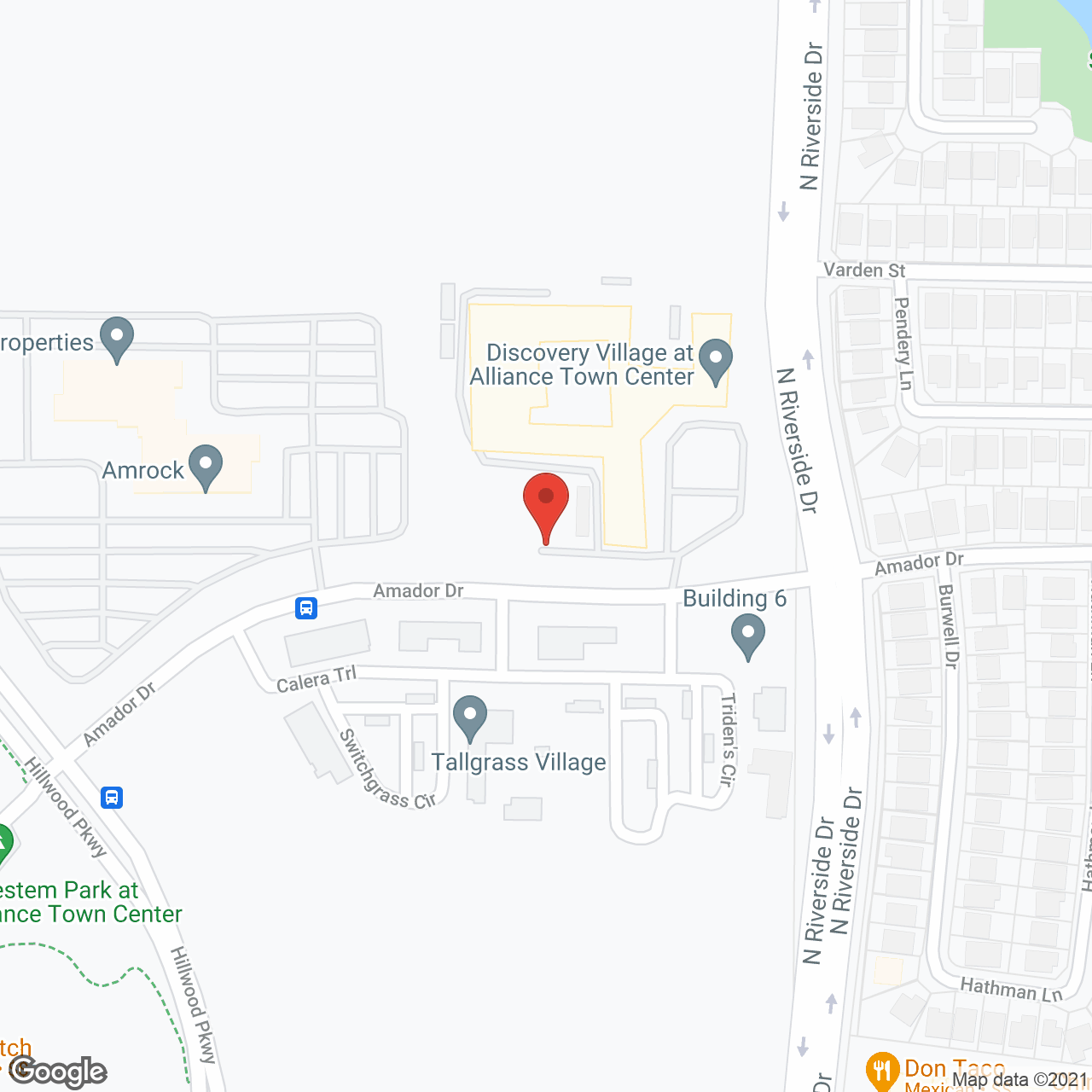 Discovery Village at Alliance Town Center Assisted Living in google map