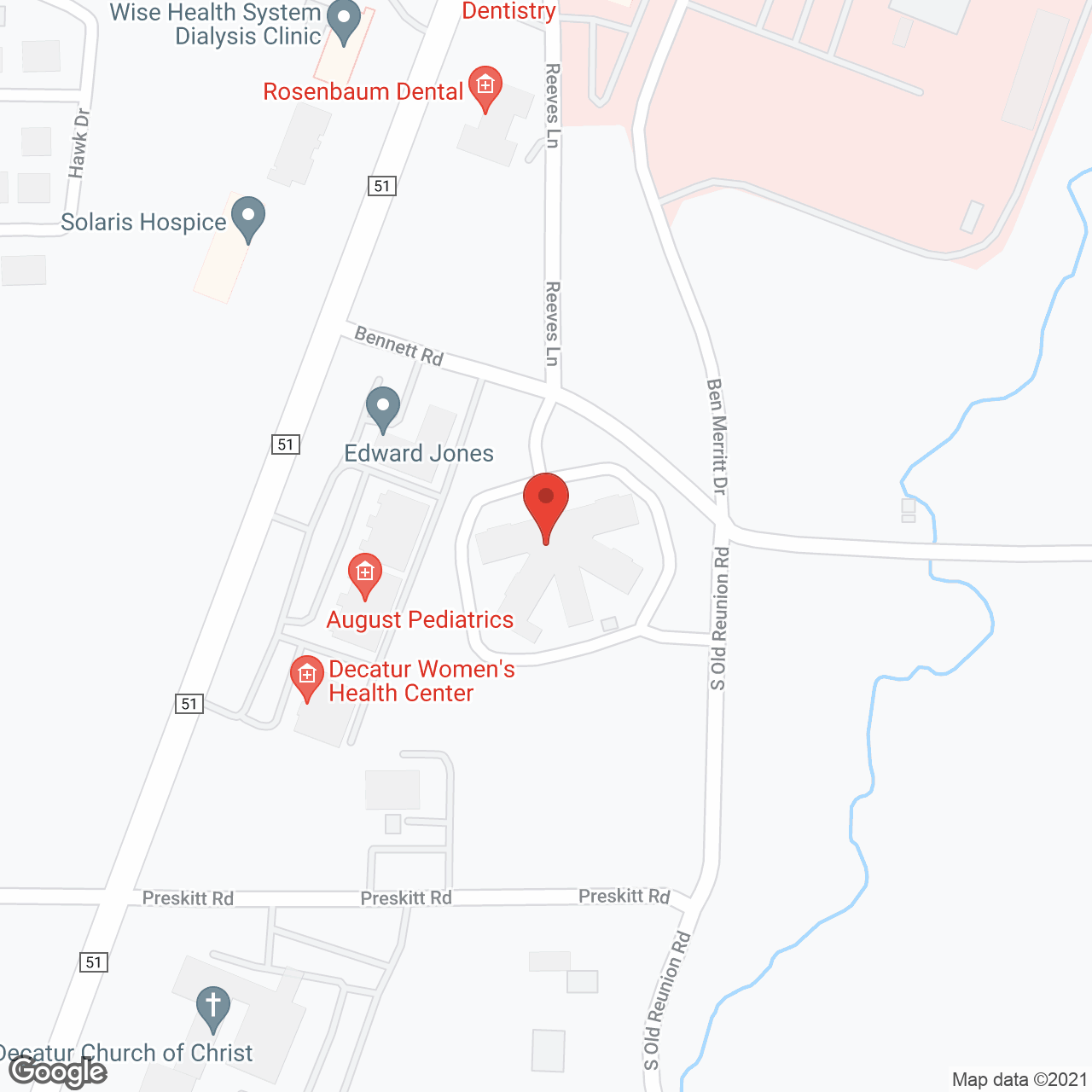 Senior Care Health & Rehabilitation Of Decatur in google map