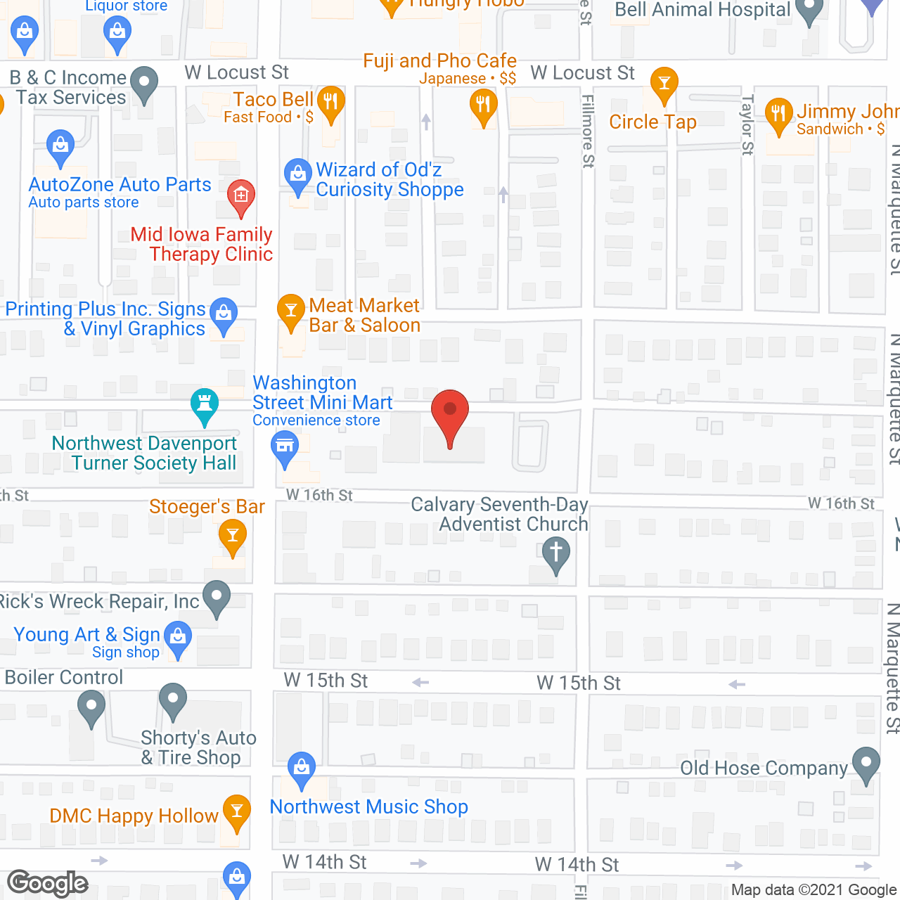 The Jackson Renaissance in google map