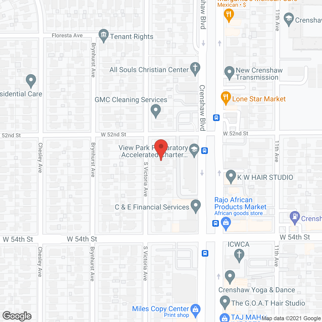 Victoria Home Care in google map