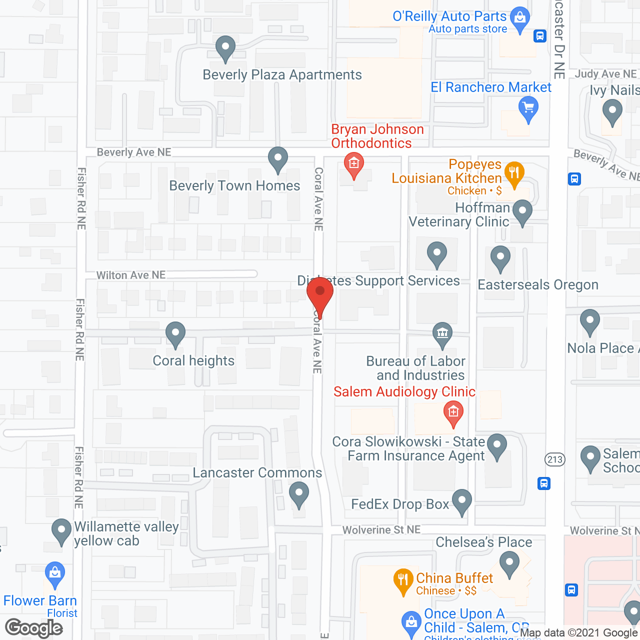 Coral Springs and Reflections Memory Care in google map