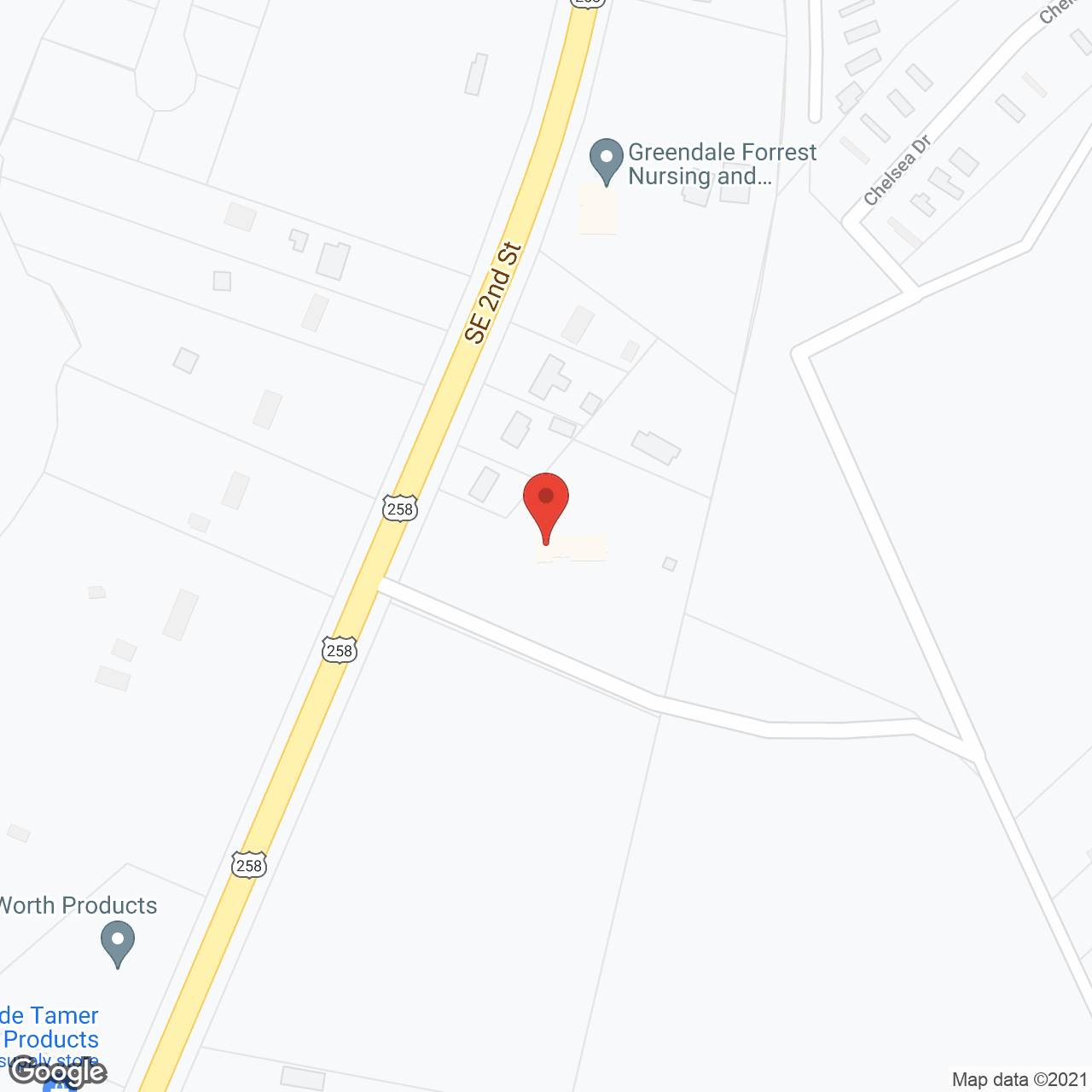 Snow Hill Assisted Living in google map