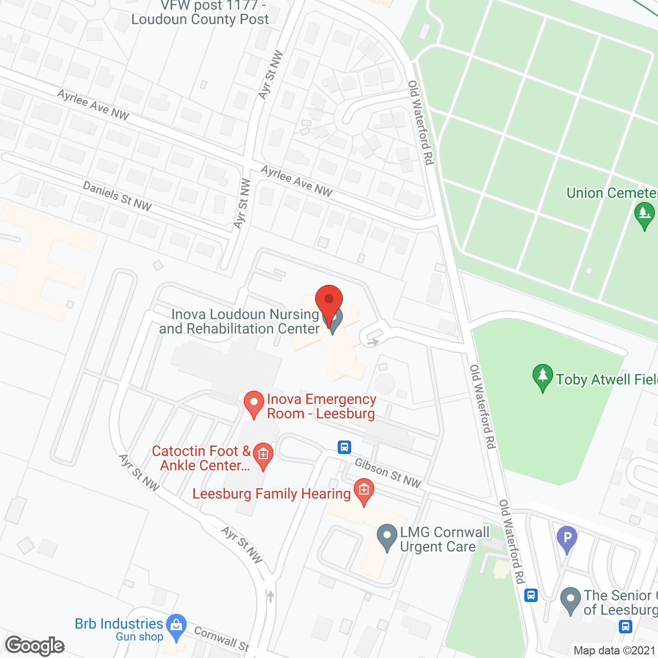 Inova Loudoun Nursing And Rehabilitation Center in google map