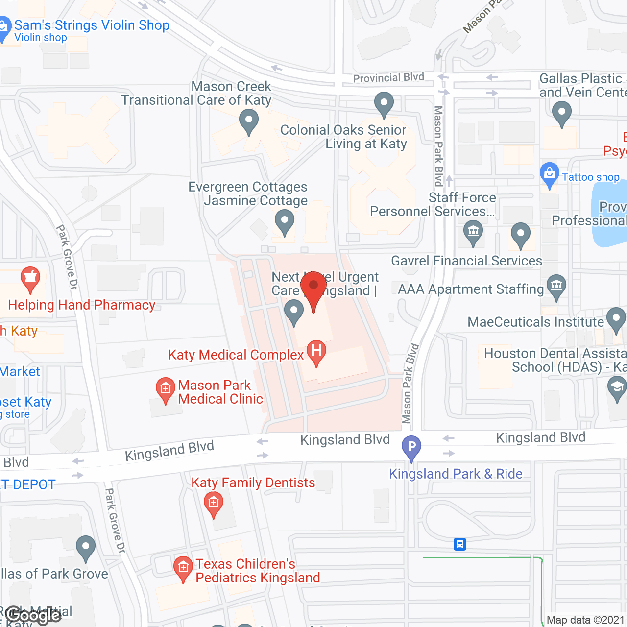 Memorial Hermann Rehabilitation Hospital - Katy in google map