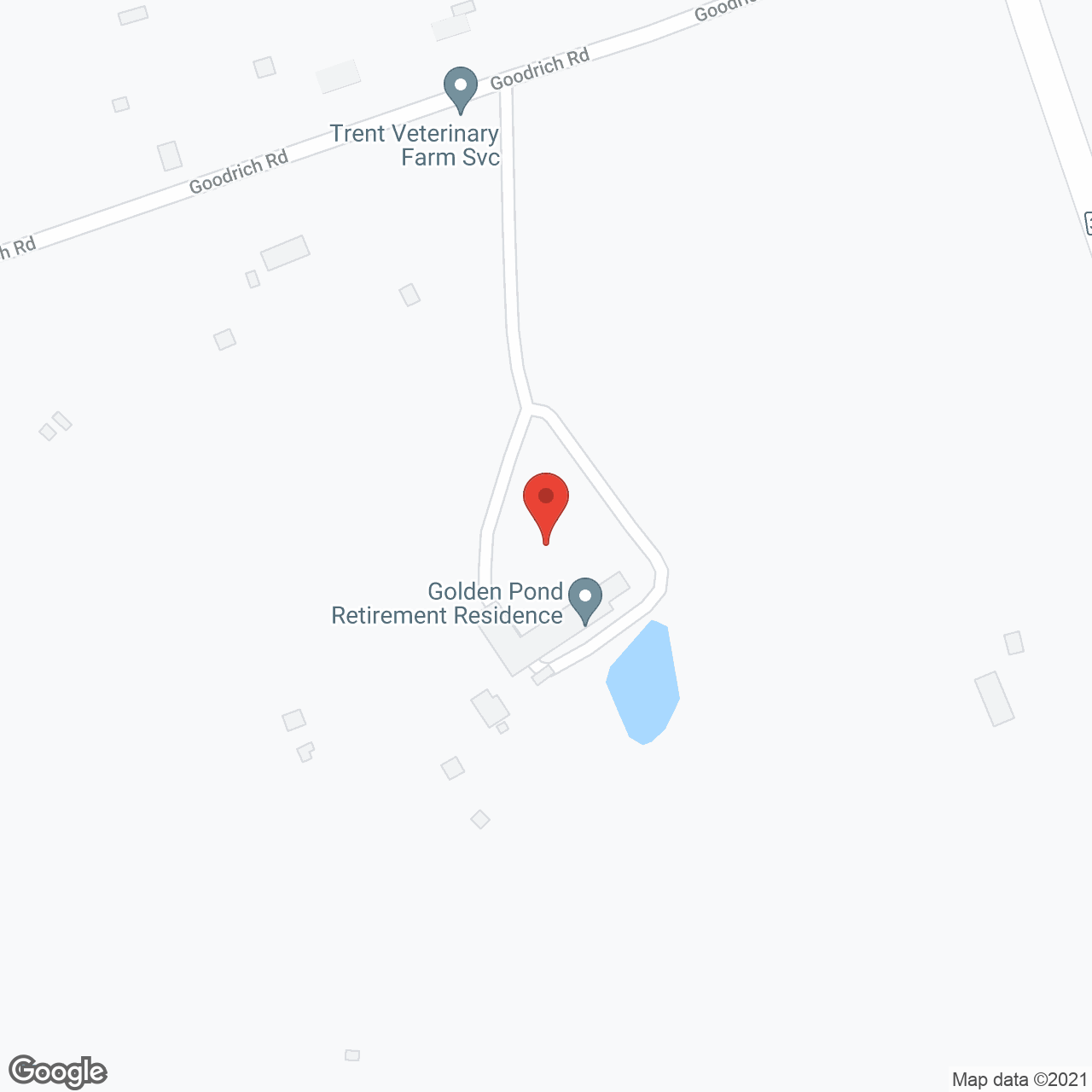 Golden Pond Retirement Residence in google map