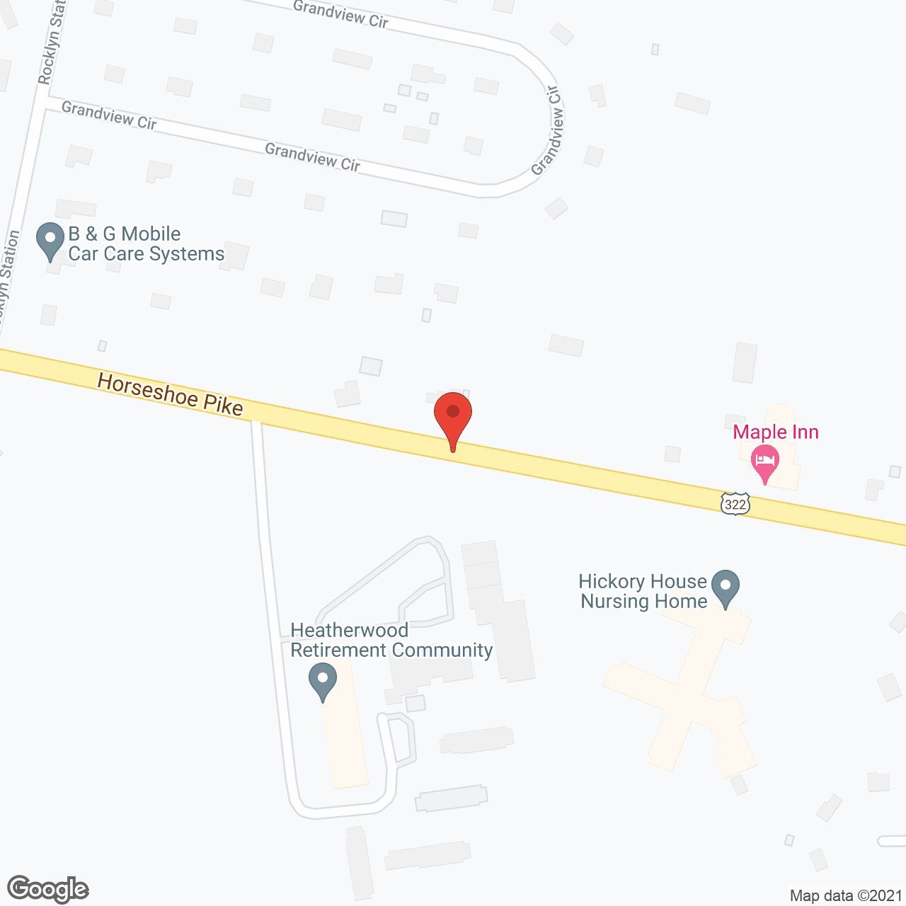 Heatherwood Retirement Community in google map