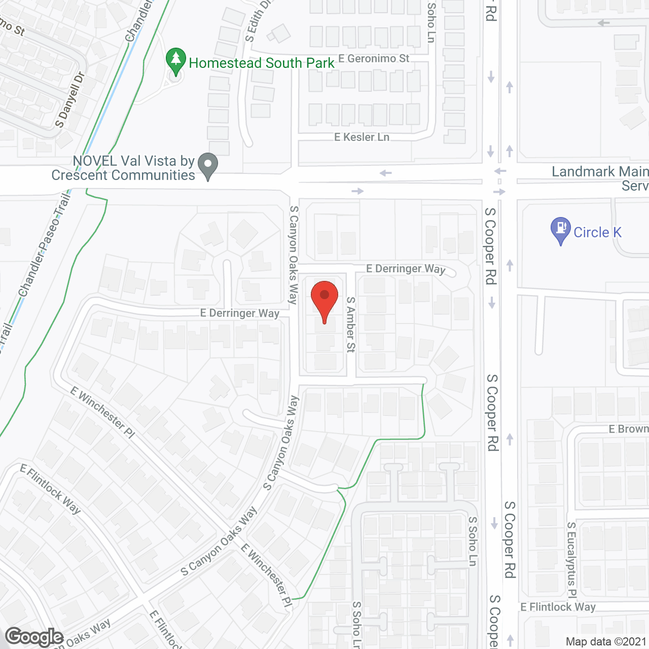 Desert Breeze of Chandler in google map