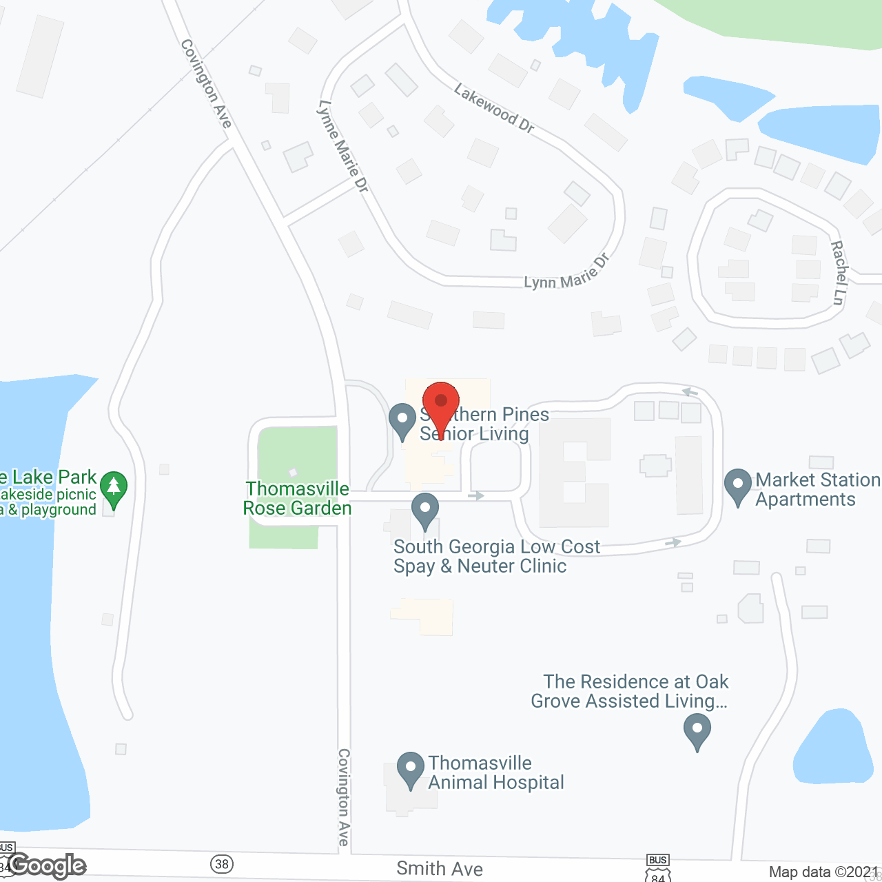 Southern Pines,  A Charter Senior Living Community in google map