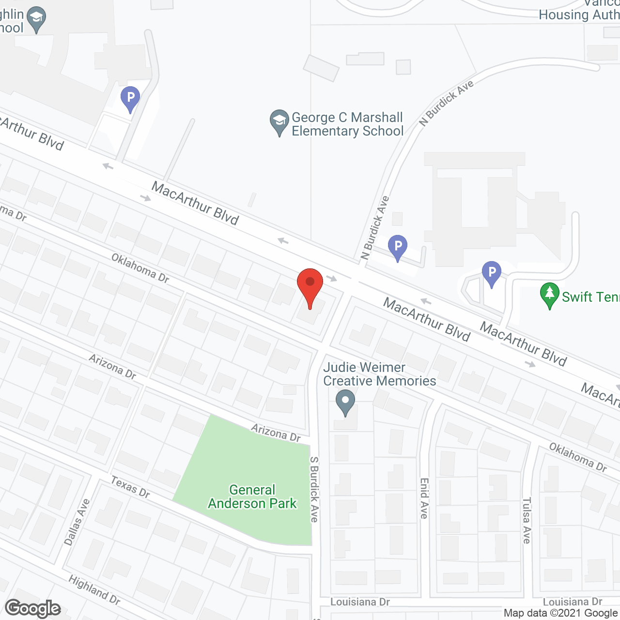 Evergreen Crest AFH in google map