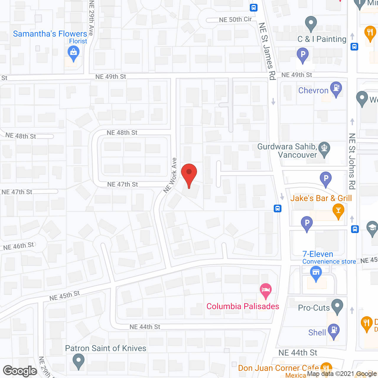 Agape Home Care in google map