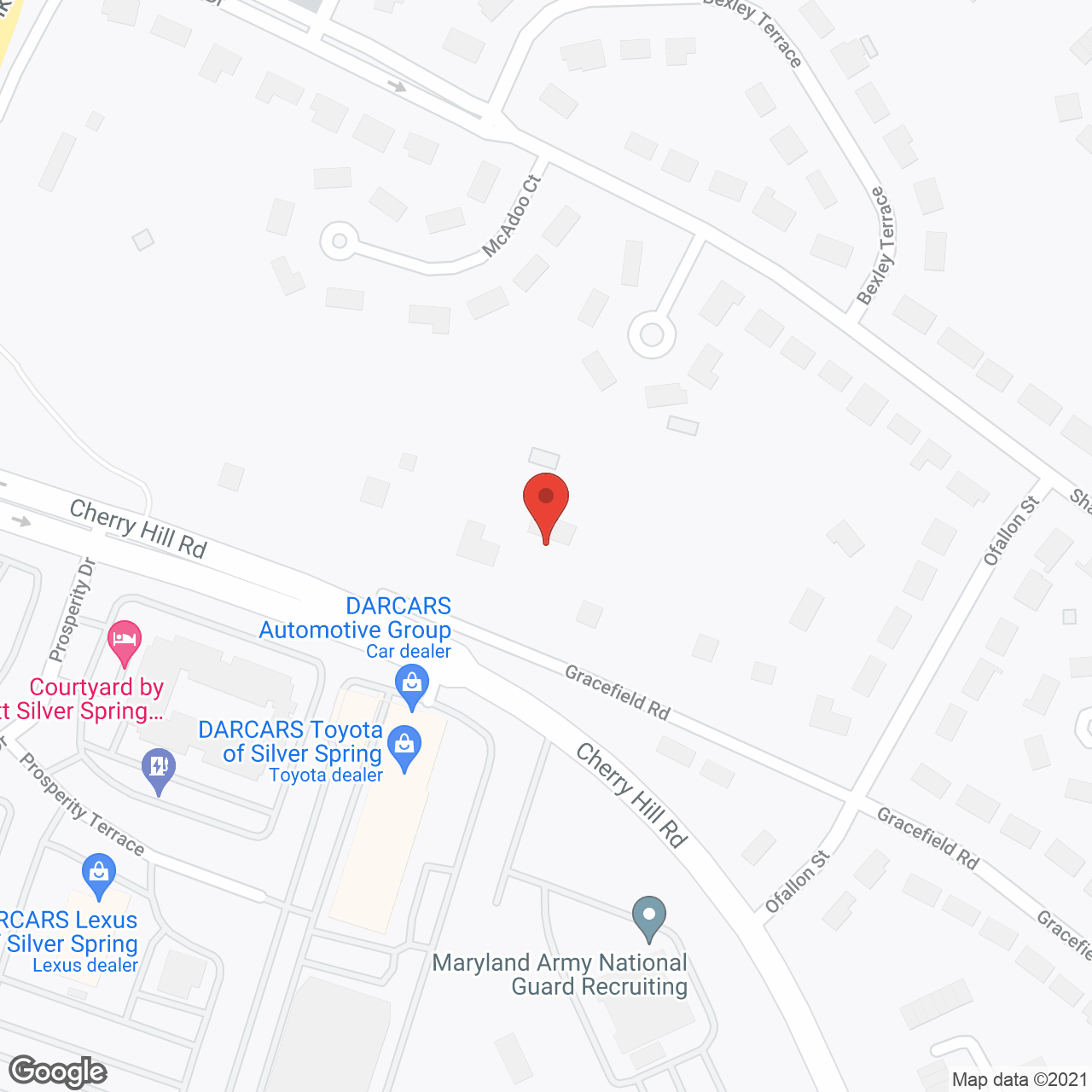 Sylva Villas Assisted Living Facility in google map