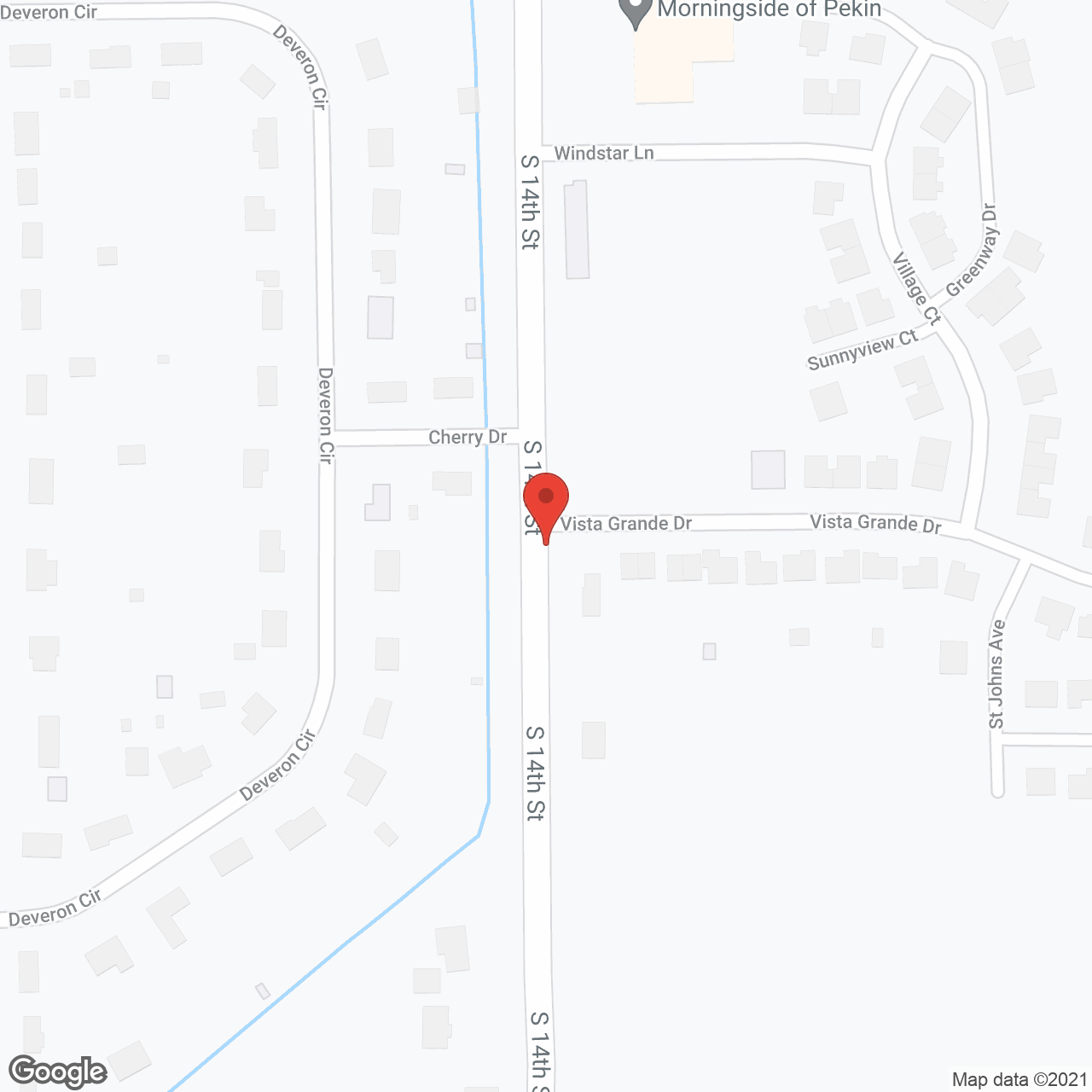 Charter Senior Living of Pekin in google map