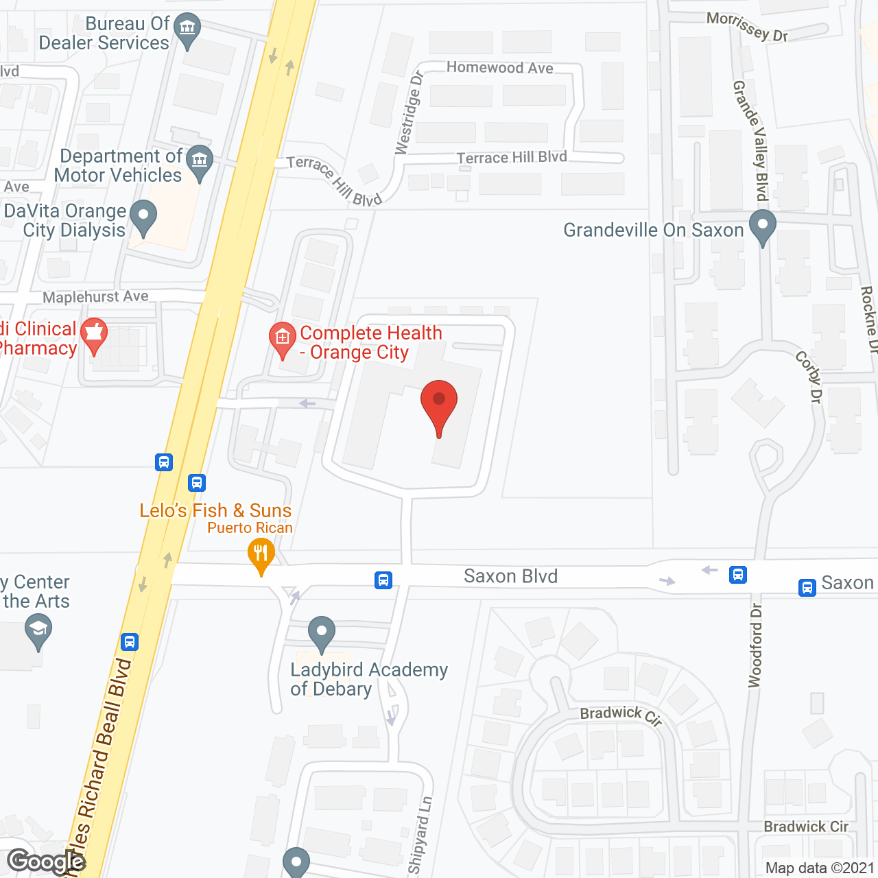 Villa Grande on Saxon in google map