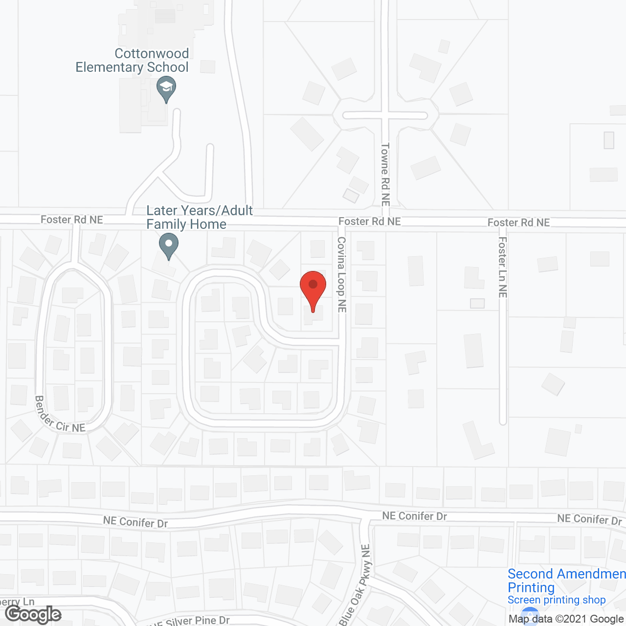 Foster Meadows Adult Family Home in google map