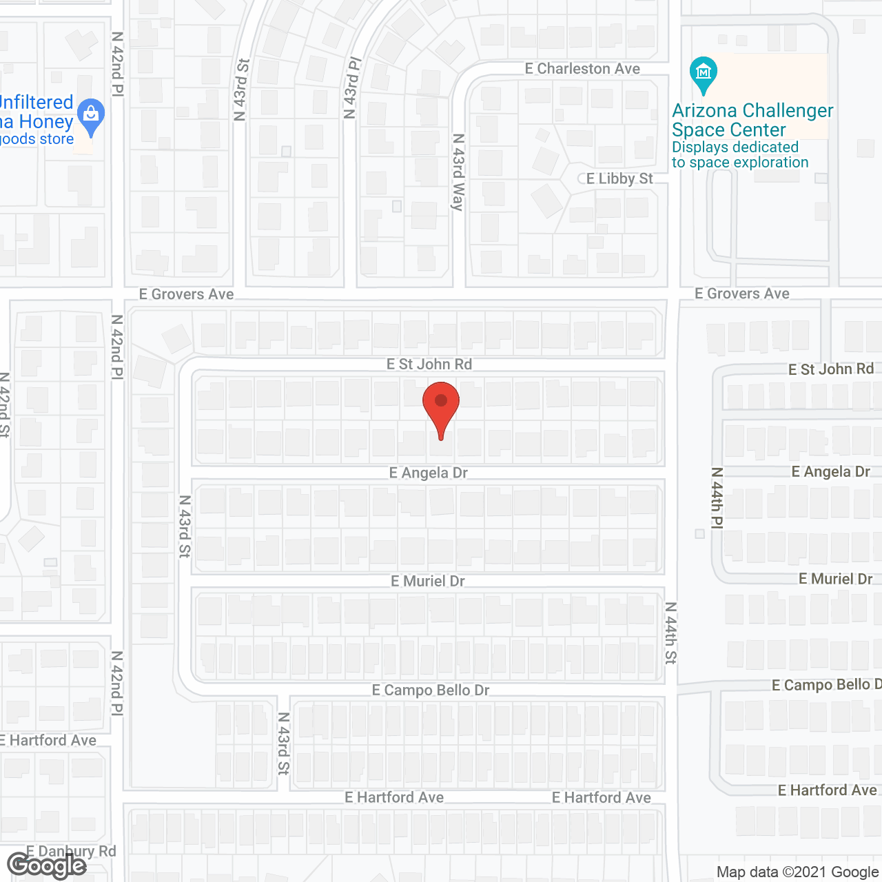 Desert Ridge Assisted Living in google map