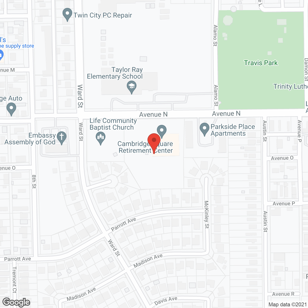 Cambridge Square Assisted Living in google map