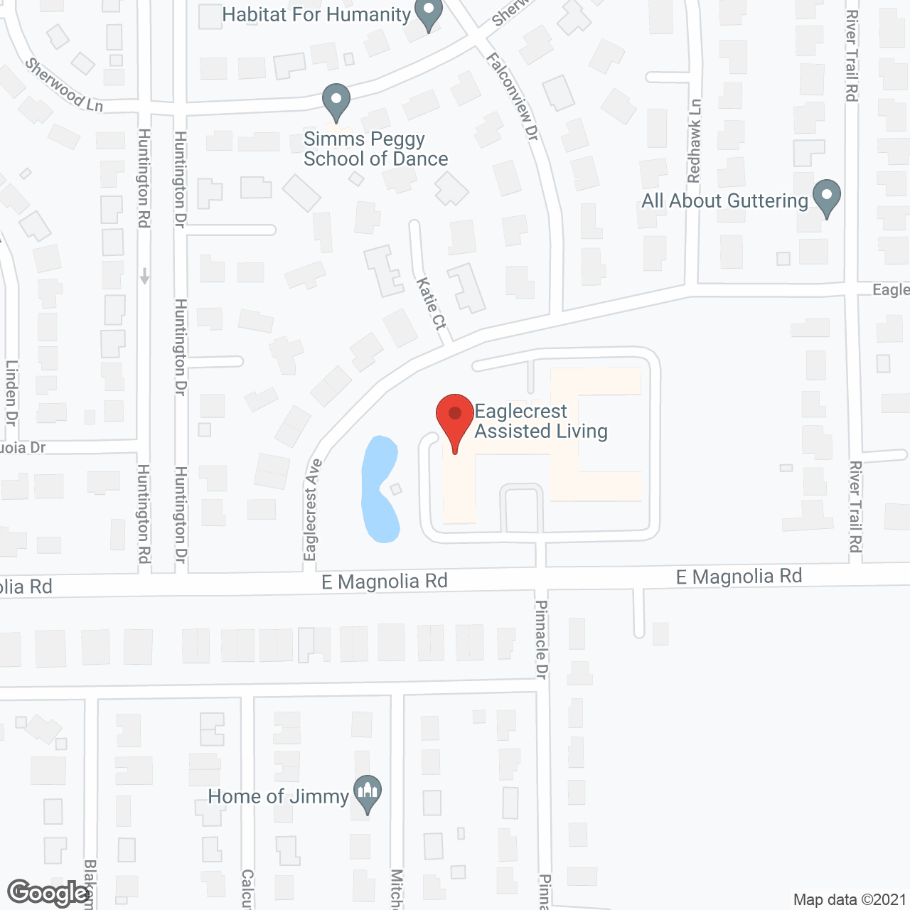 Eaglecrest Retirement Community in google map